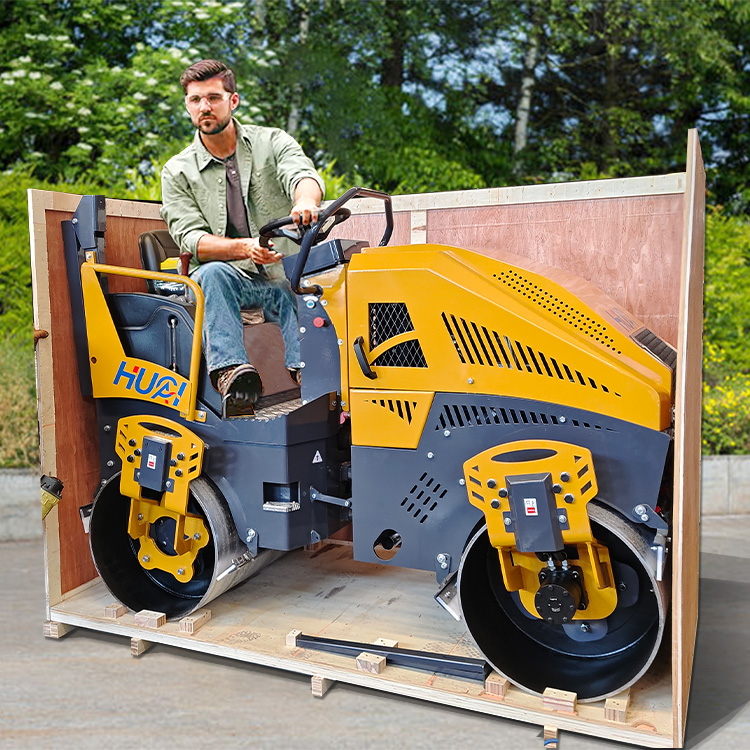 HQ-YL1200Plus Hydraulic Compactor Road Roller for Sale With Ce Certificate