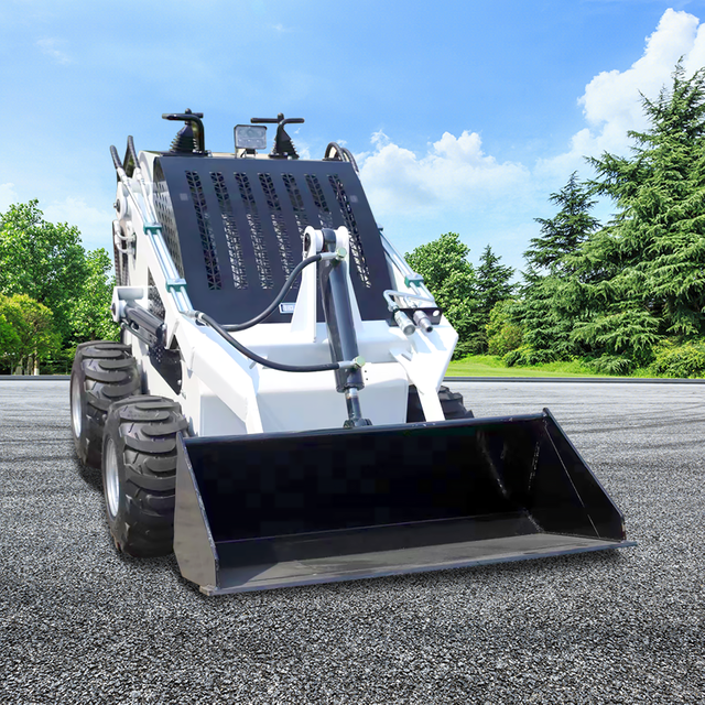 HQ-MH450 Compact Tracked Stand on Mini Skid Steer Loader 