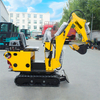 HQ-08 Mini Excavator 0.8 Ton Bagger Small Crawler Excavator