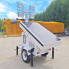 Solar Light Tower Portable Mobile Work Outdoor Lighting Telescopic Mast Light Tower