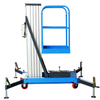 Small Electric Lift Table Aluminum Single Mast Aerial Work Electric Lift Platform for Maintenance