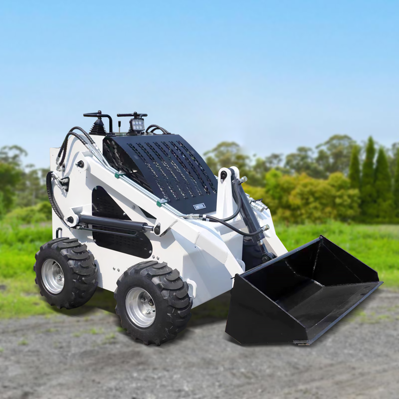 HQ-MH450 Compact Tracked Stand on Mini Skid Steer Loader 