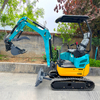 HQ-20J Mini Excavator 2 Ton Hydraulic New Crawler Digger MiniBagger 
