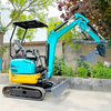 HQ-20J Mini Excavator 2 Ton Hydraulic New Crawler Digger MiniBagger 