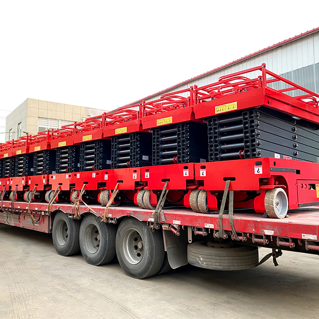 4m Hydraulic Battery Scissor Mobile Aerial Work Platform Lift Platforms