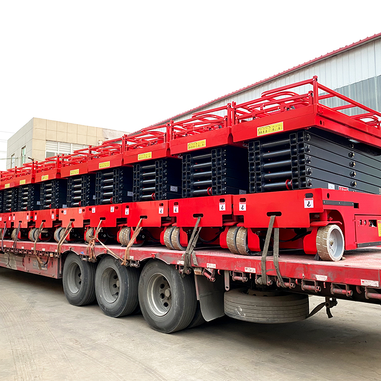 4m Hydraulic Battery Scissor Mobile Aerial Work Platform Lift Platforms