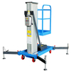 Small Electric Lift Table Aluminum Single Mast Aerial Work Electric Lift Platform for Maintenance
