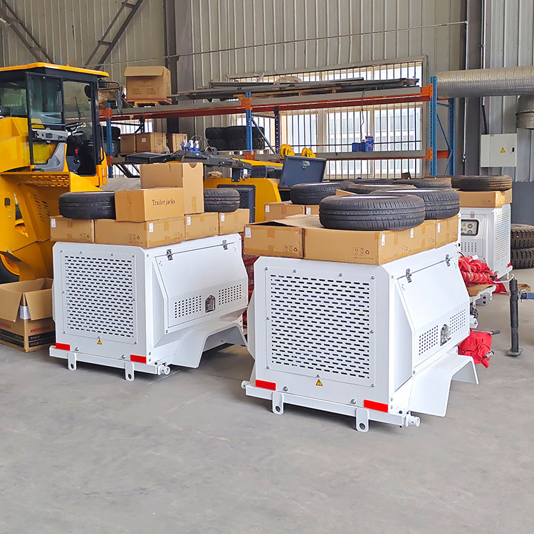 4x400W Mobile LED Hydraulic Portable Lighting Tower