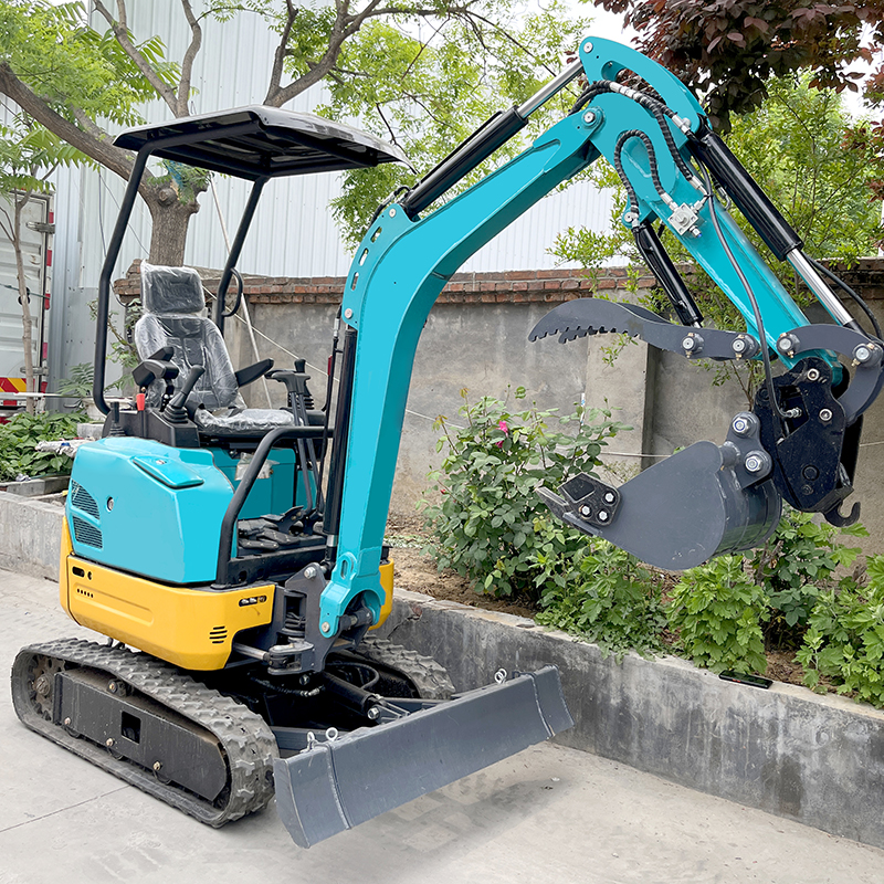 HQ-20J Mini Excavator 2 Ton Hydraulic New Crawler Digger MiniBagger 
