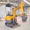 HQ-16J Mini Crawler Excavator Hydraulic Construction Diggers Farming Machinery