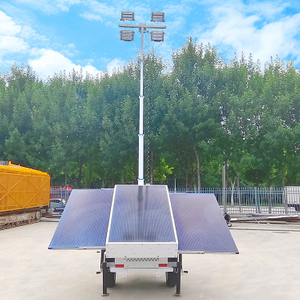 4x400W Mobile LED Hydraulic Portable Lighting Tower