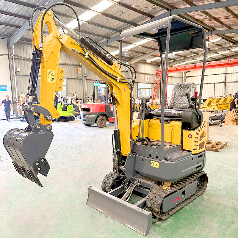 HQ-16J Mini Crawler Excavator Hydraulic Construction Diggers Farming Machinery