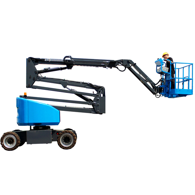 10-15m Self Propelled Diesel Articulating Boom Lifts Man Lift Aerial Work Platform