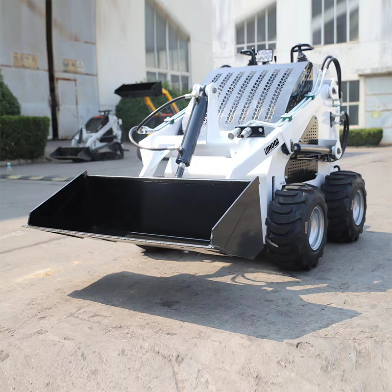 HQ-MH450 Compact Tracked Stand on Mini Skid Steer Loader 